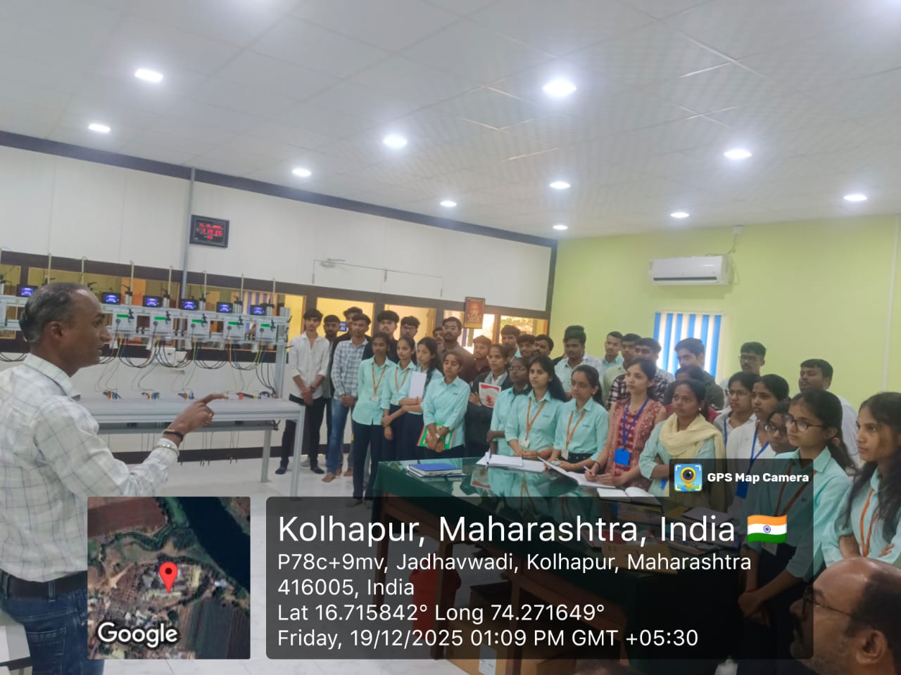 Industrial Visit to MSEDCL, Meter Testing and Calibration Division, Bapat Camp, Kolhapur